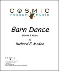 Barn Dance Unison choral sheet music cover Thumbnail